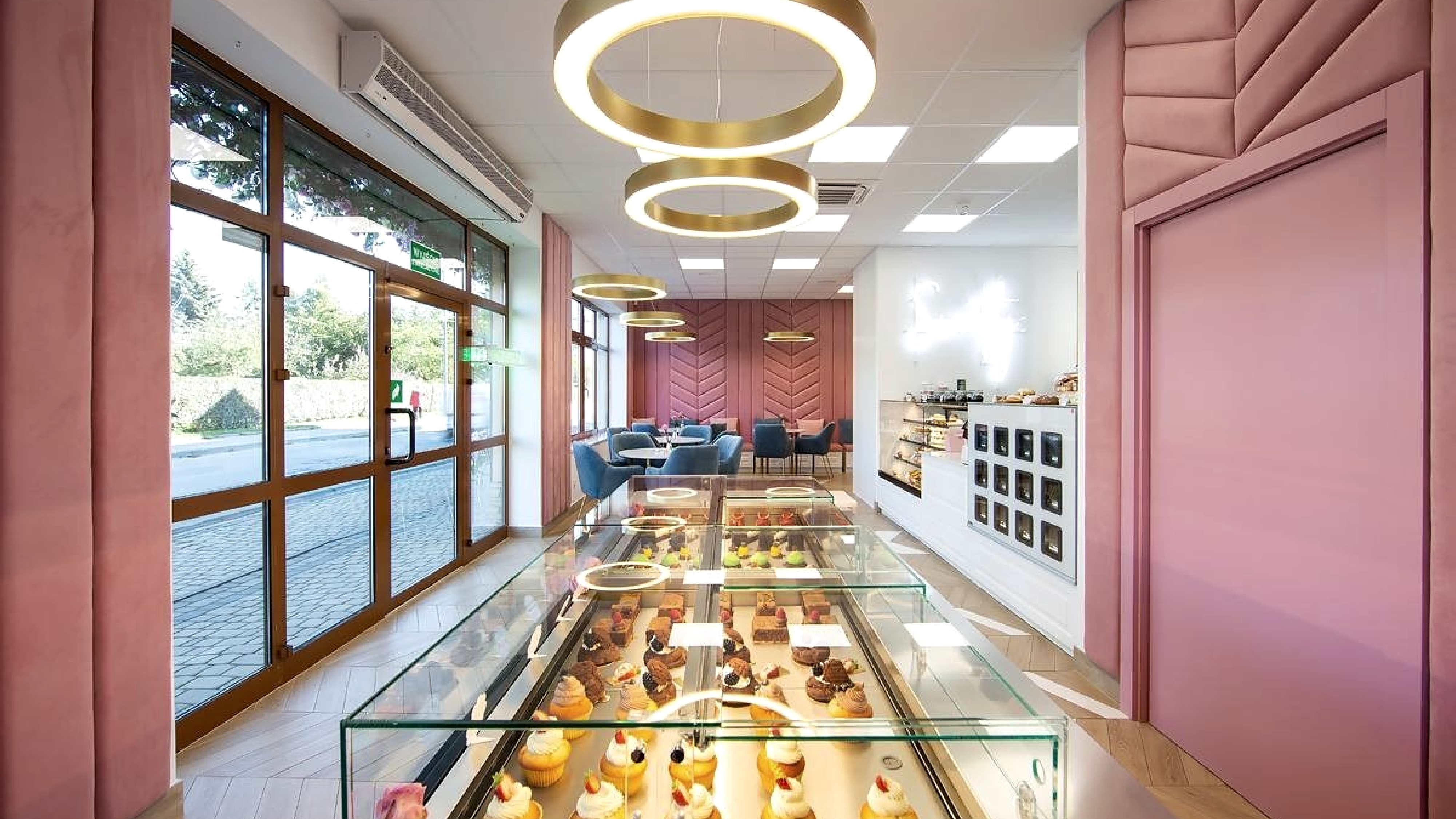Homaco Corporation pastry and display installation